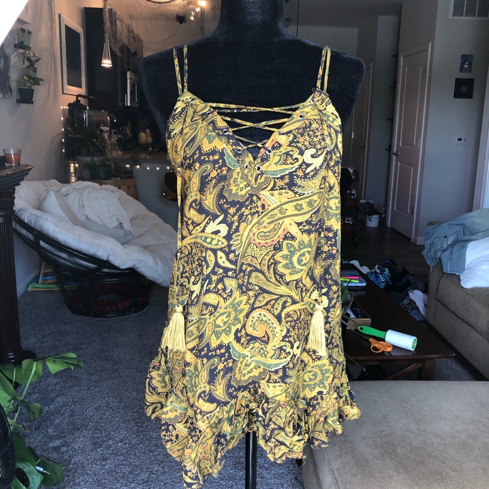 Paisley Mini-Dress
